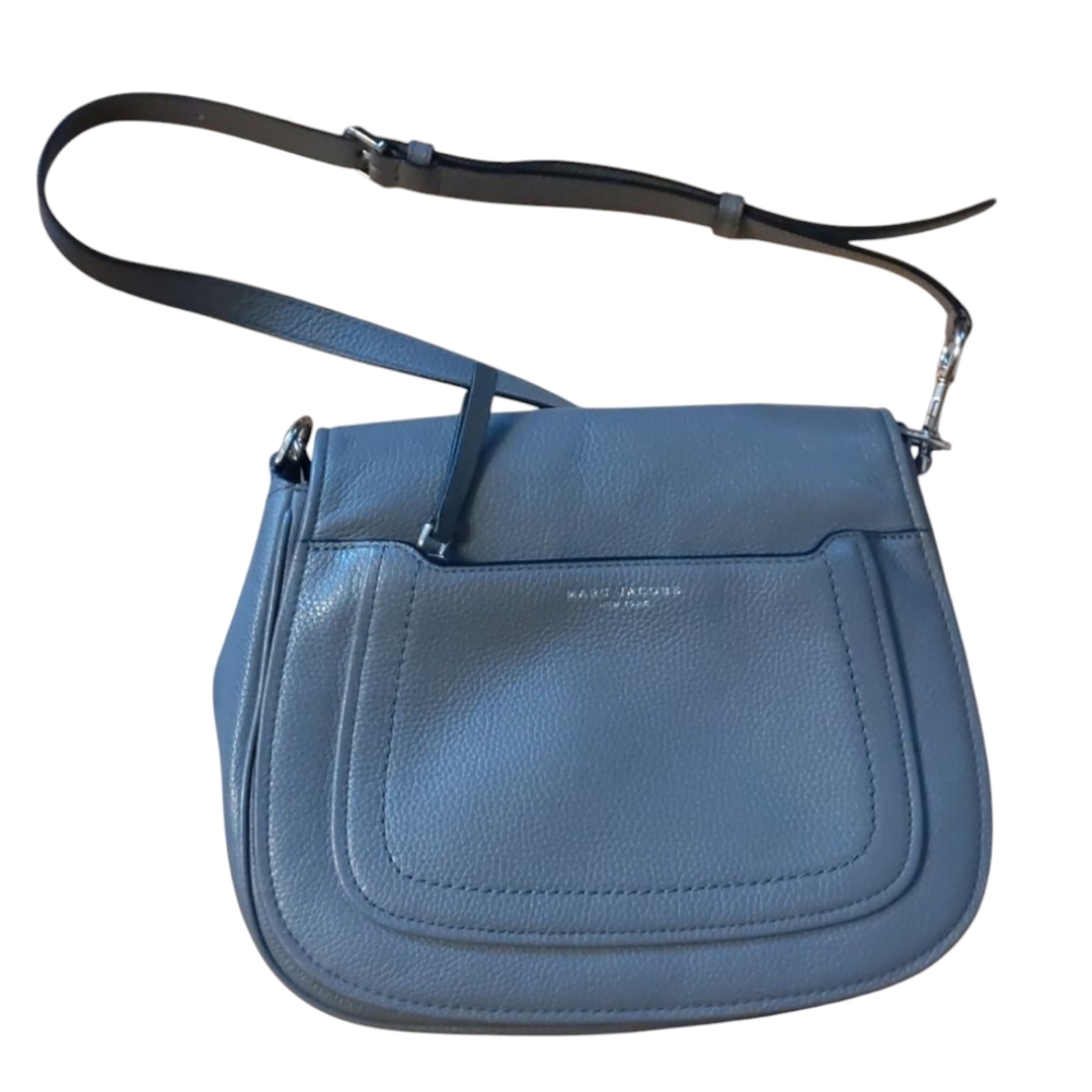 Like New! Marc Jacobs Signature Bag, Grey With Dust Bag
